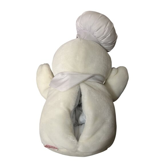 Vintage 1987 Dakin Poppin Fresh Plush Puppet 16" Pillsbury Doughboy Collectible - Picture 4 of 5